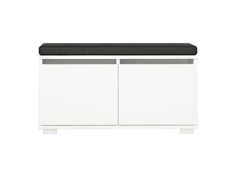Drago" houten schoenenkast - 80 x 35 x 42 cm - Wit