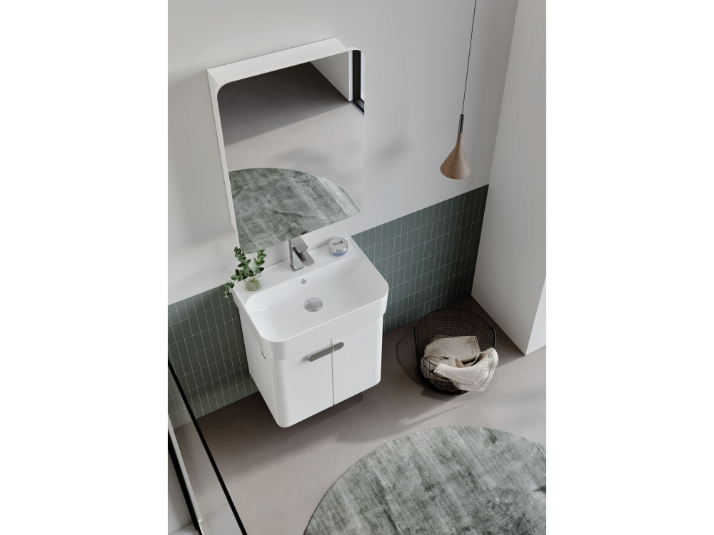 Wastafelmeubel "Orbit 55" - 55 x 38 x 62 cm - Wit