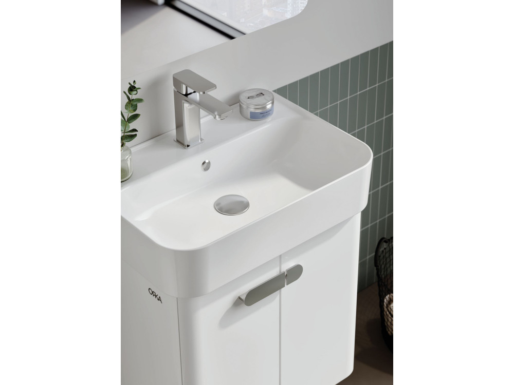 Wastafelmeubel "Orbit 55" - 55 x 38 x 62 cm - Wit