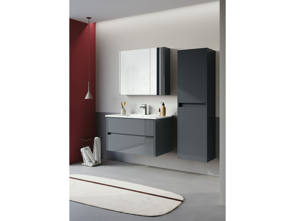 Wastafelmeubel "Arno 85" - 85 x 45 x 52 cm - Antraciet