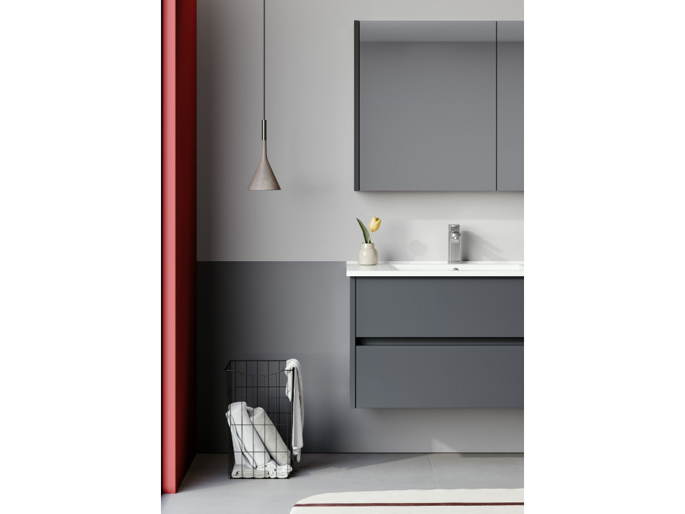 Wastafelmeubel "Arno 85" - 85 x 45 x 52 cm - Antraciet