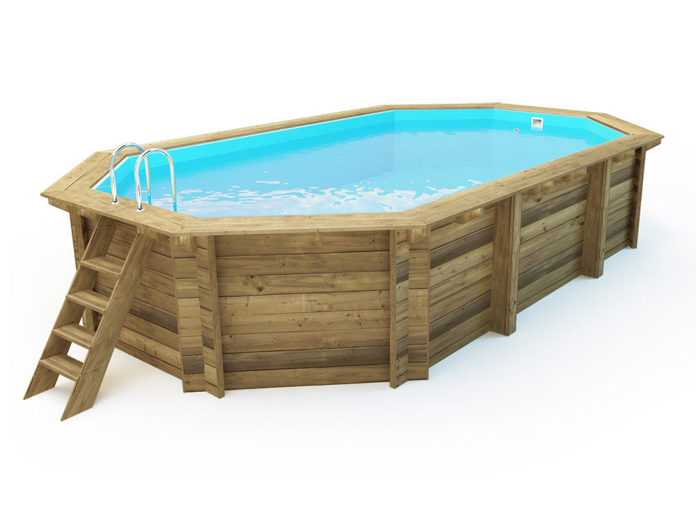 Houten zwembad "Brazilia" 5,86 x 3,86 x 1,20 m