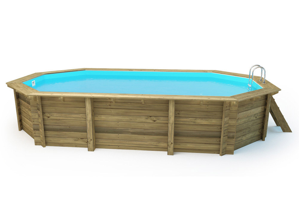 Houten zwembad "Brazilia" 5,86 x 3,86 x 1,20 m