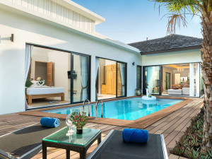 Houten zwembad rechthoekig "Aruba"- 500 x 300 x 124 cm