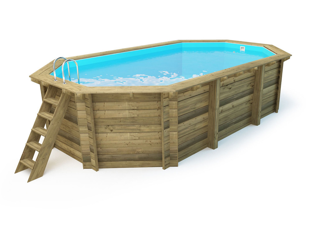 Houten zwembad "Palma 145" - 7,57 x 4,07 x 1,44 m