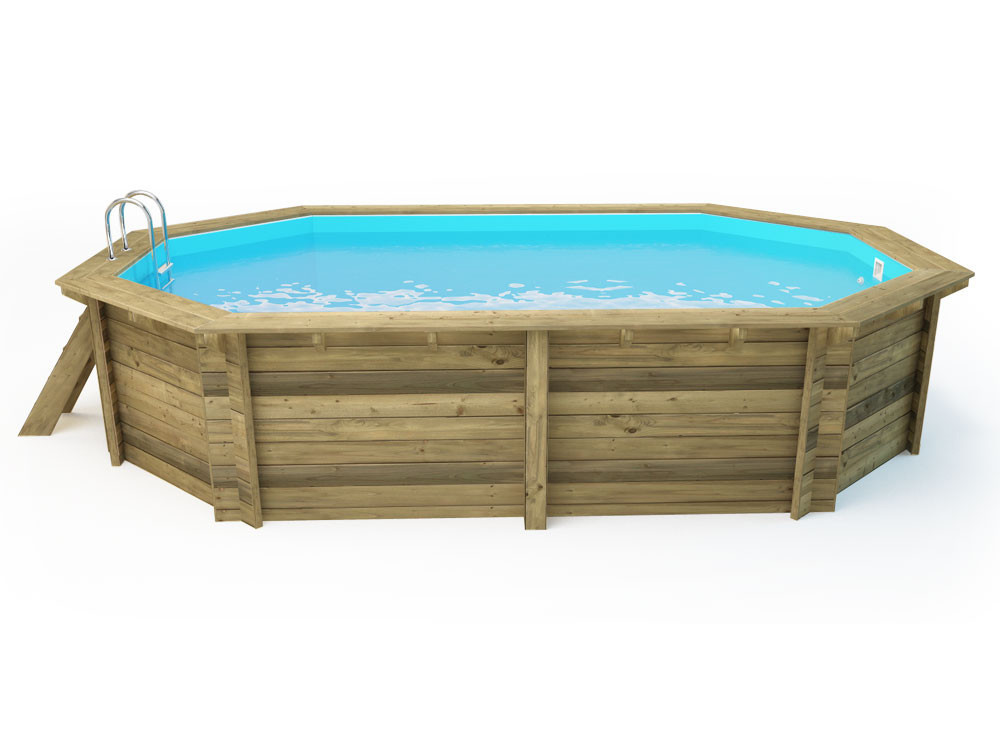 Houten zwembad "Miami 130" - 486 x 336 x 130 cm