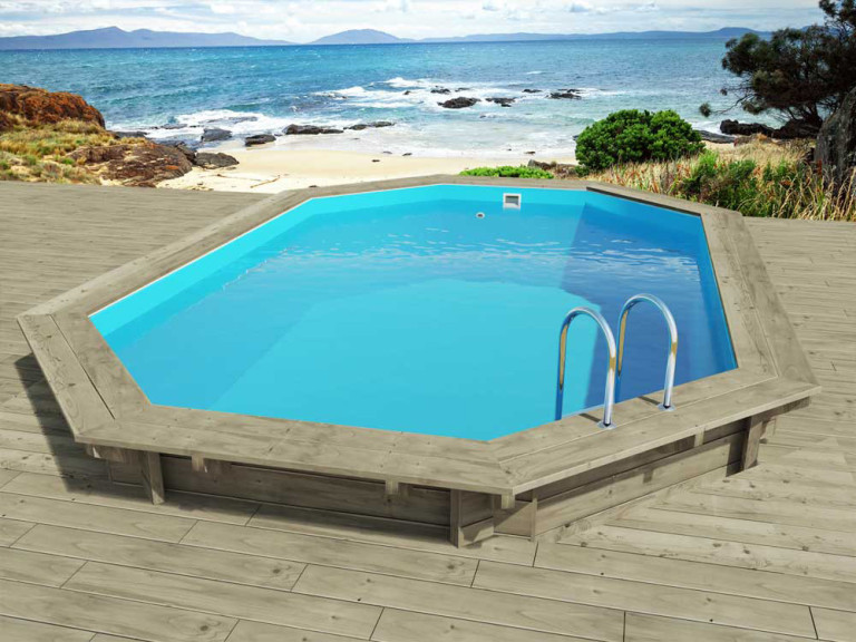 Houten zwembad "Florida 145" - 657 x 457 x 145 cm