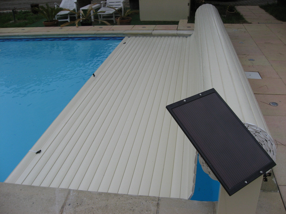 Golden Roll" bovengronds zonne-rolluik - 8 x 4 m