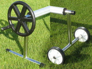 Mobiele zonnedekenhaspel klein model tot 5m
