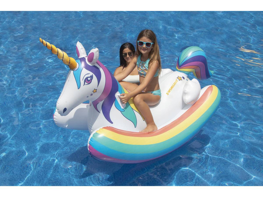 Boei "Magic the Unicorn" - 218 x 122 x 91 cm - Veelkleurig