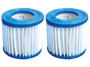 Cartridge filters set van 2 vervangende filters voor zwembad O Blue