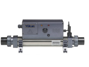 Vulcan Analogique" elektrische kachel - 29 x 24 x 64.5 cm - 15 kW eenfase - Grijs