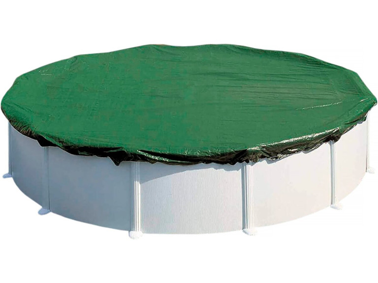 Winterafdekking voor ronde zwembaden - Ø 4,50 m - Groen