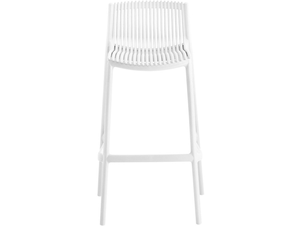 Set van 2 "Néora" kunststof stapelstoelen - Wit