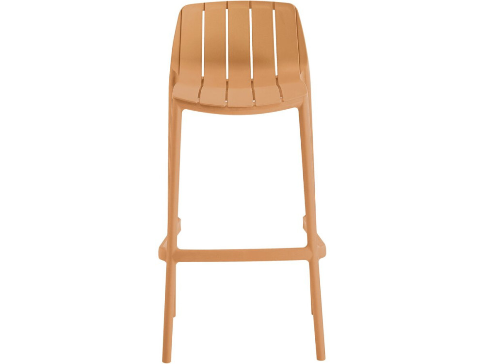 Set van 2 "Vaena" stapelbare tuinstoelen - Oranje