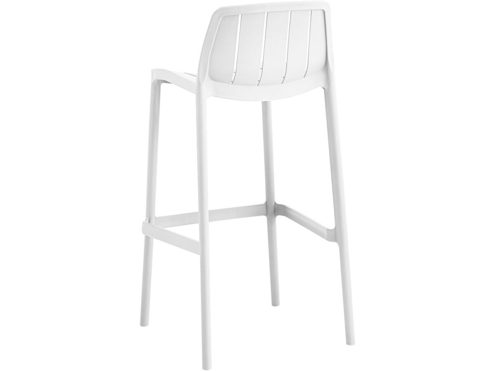 Set van 2 "Vaena" stapelbare tuinstoelen - Wit