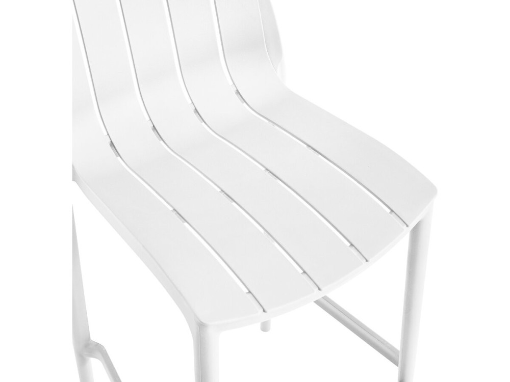 Set van 2 "Vaena" stapelbare tuinstoelen - Wit