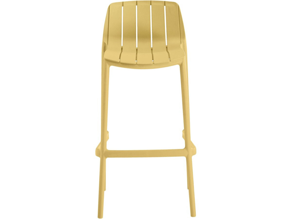 Set van 2 "Vaena" stapelbare tuinstoelen - Geel