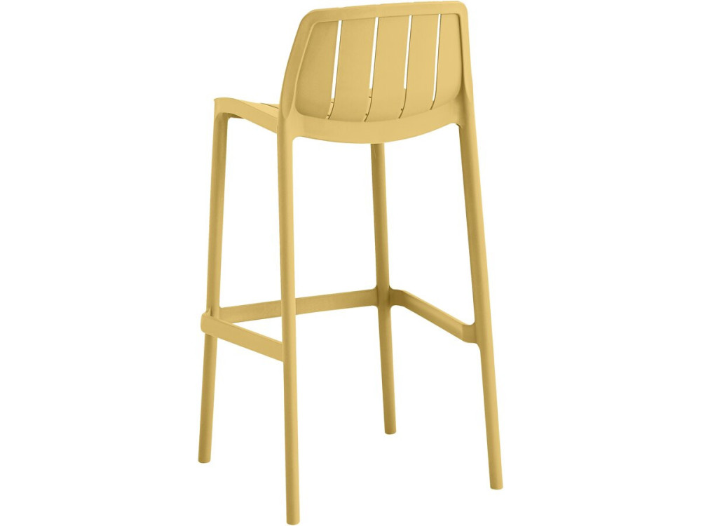 Set van 2 "Vaena" stapelbare tuinstoelen - Geel