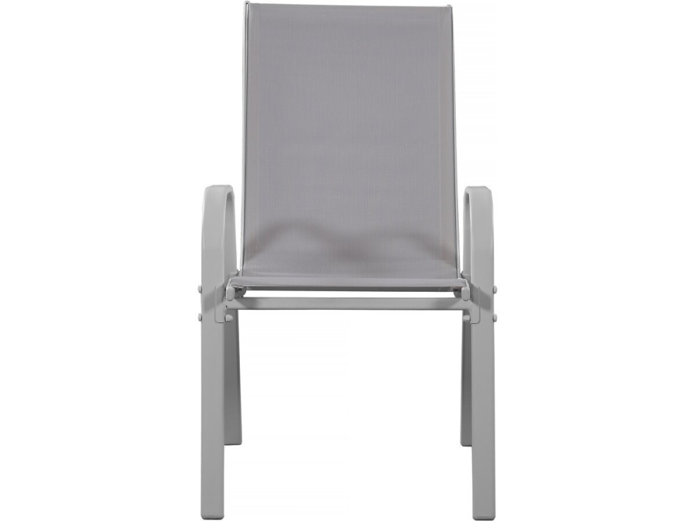 Tuinstoel "Cordoba" stoel fauteuil outdoor textileen - Phoenix - Ecru - Set 2 stuks