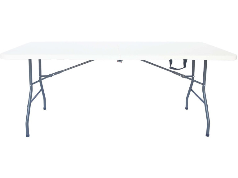 Tuintafel outdoor party tafel inklapbaar "Foldy" - 180 x 74 x 74 cm - Wit