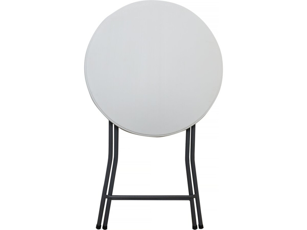 Statafel rond party tafel inklapbaar plastic Ø 80 cm "Lili" - Wit