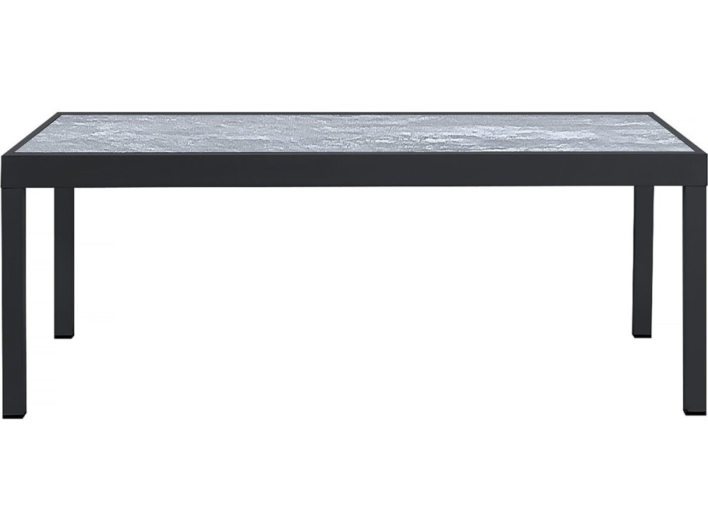 Tuintafel uitschuifbaar tafel outdoor aluminium "Lagos" - 200/320 x 105 x 76 cm - Grijs