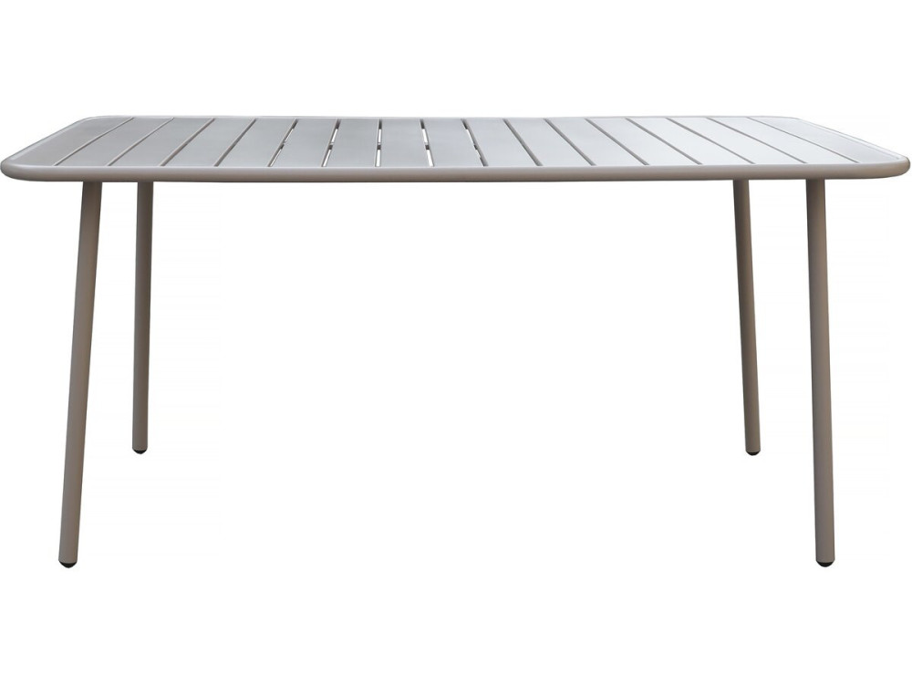 Metalen tuintafel "Bilbao" - 150 x 90 x 71 cm - Taupe