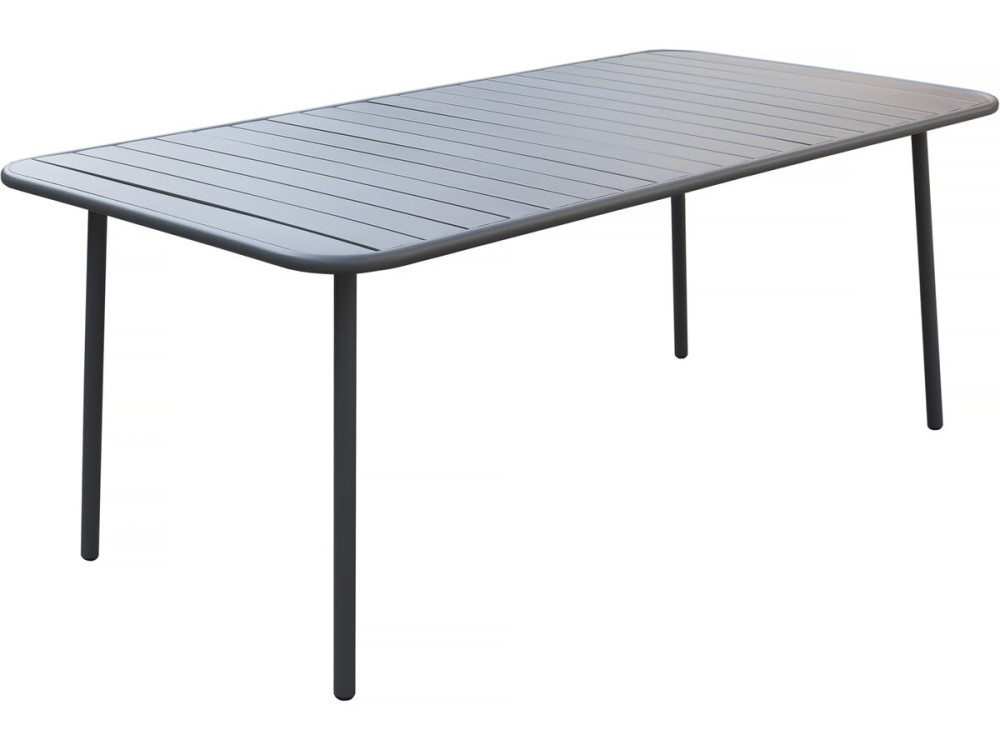 Metalen tuintafel "Bilbao" - 180 x 90 x 71 cm - Grijs
