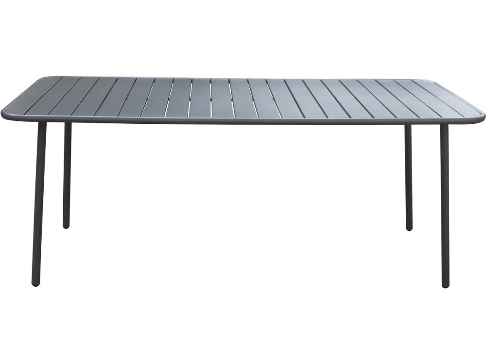 Metalen tuintafel "Bilbao" - 180 x 90 x 71 cm - Grijs