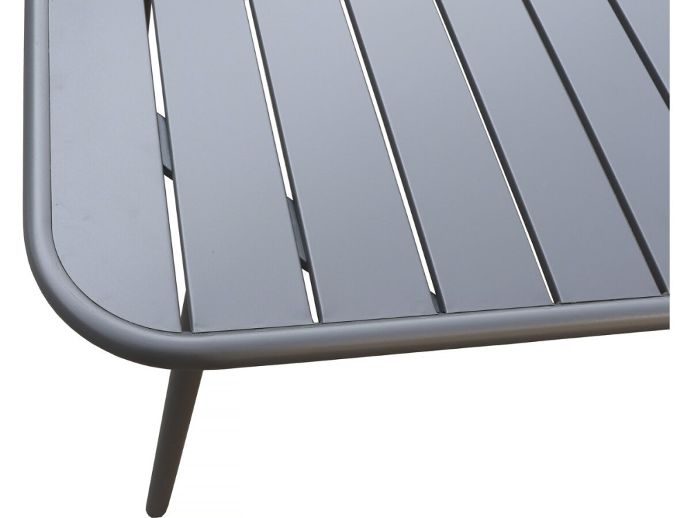Metalen tuintafel "Bilbao" - 180 x 90 x 71 cm - Grijs