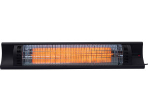 Hangende terrasverwamer elektrische heater terras koolstofvezel "Bola" - 2000W - Zwart