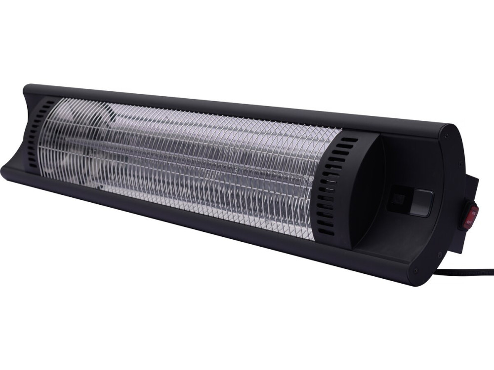 Hangende terrasverwamer elektrische heater terras koolstofvezel "Bola" - 2000W - Zwart