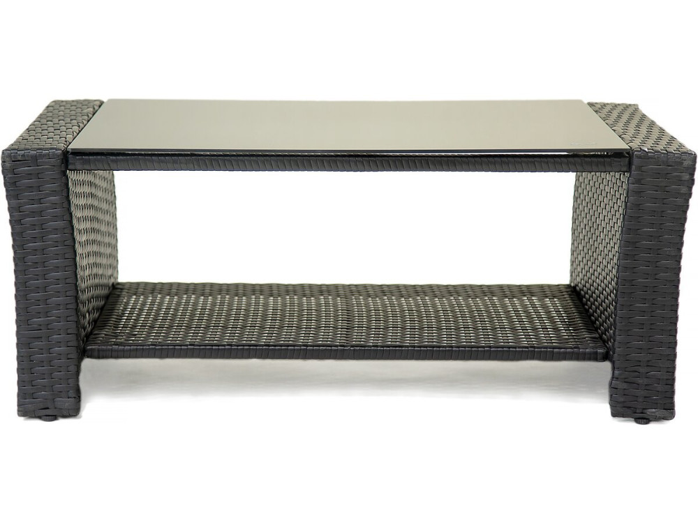 Terrasmeubelset "Ilana" - 4-delig - Wicker - Zwart