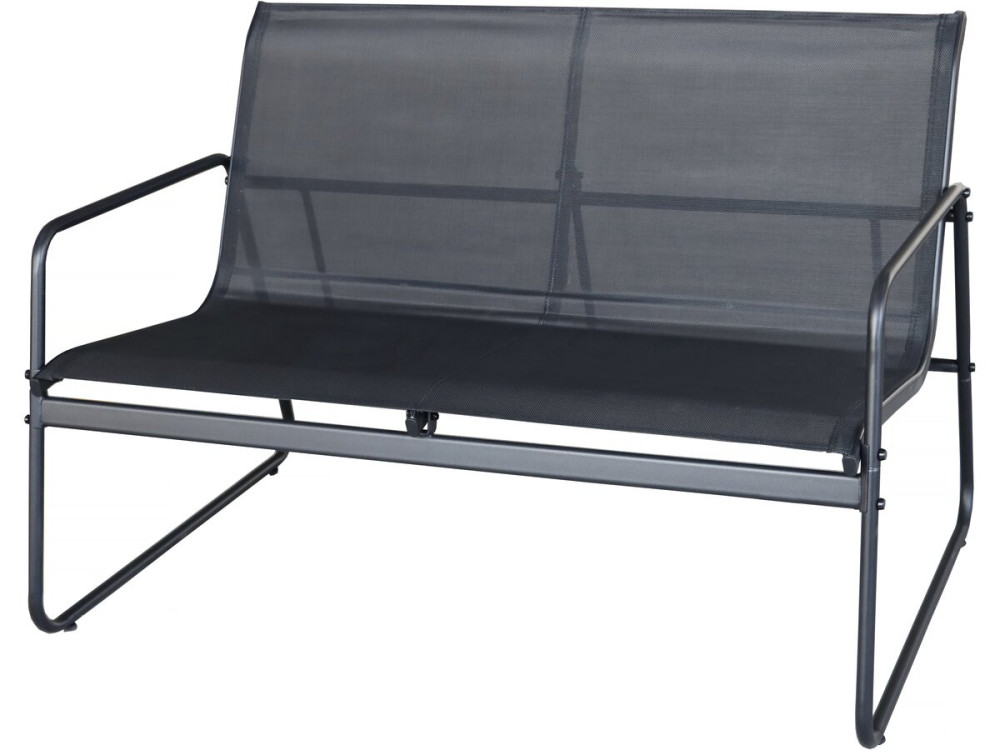 Metalen tuinset "Fortaleza" - 4 zits - Zwart