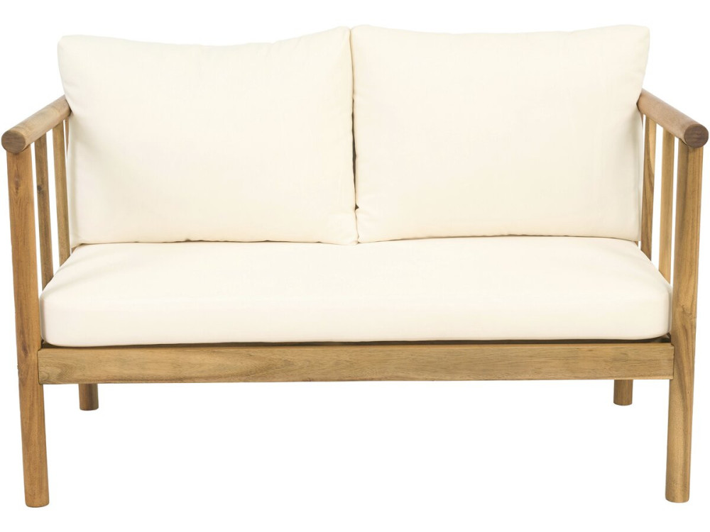 Houten tuinset "Milano" met kussens - 4 zits - Beige