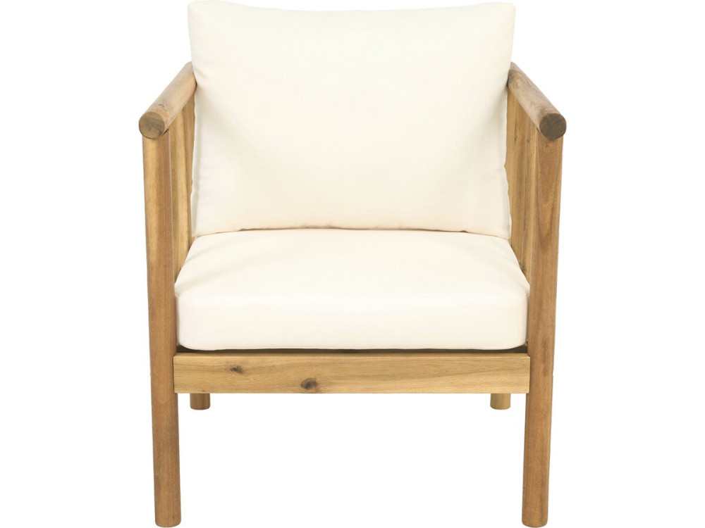 Houten tuinset "Milano" met kussens - 4 zits - Beige