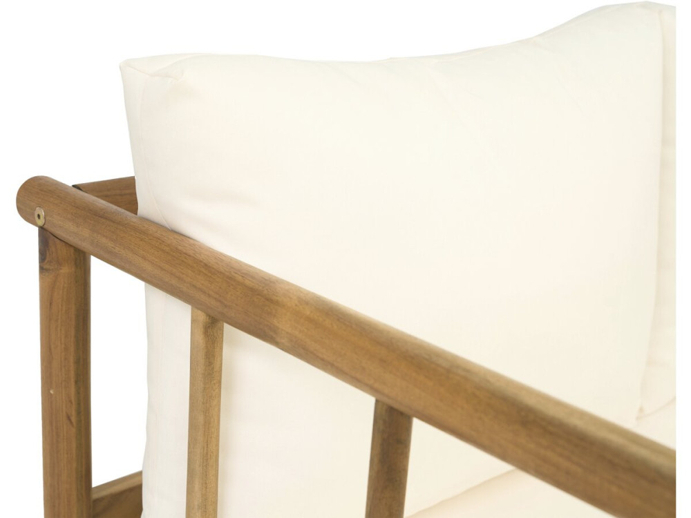 Houten tuinset "Milano" met kussens - 4 zits - Beige