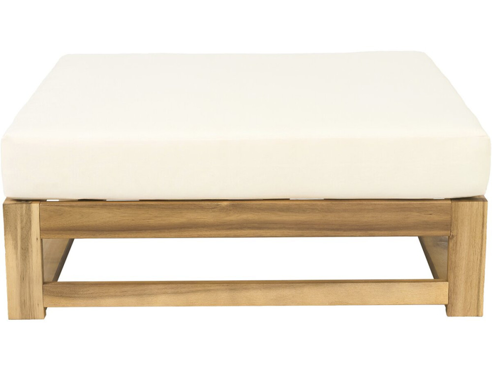 Bellingham" modulaire houten tuinset met kussens - 5 zits - Beige
