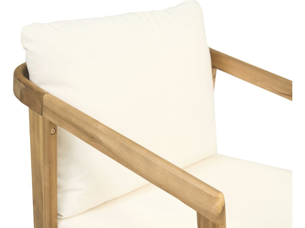 Acacia houten tuinset met kussens "Presley" - 4 zits - Beige