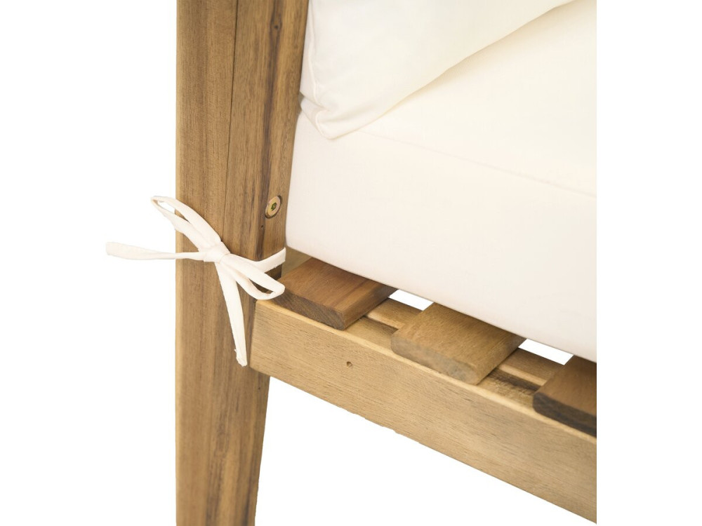 Acacia houten tuinset met kussens "Presley" - 4 zits - Beige