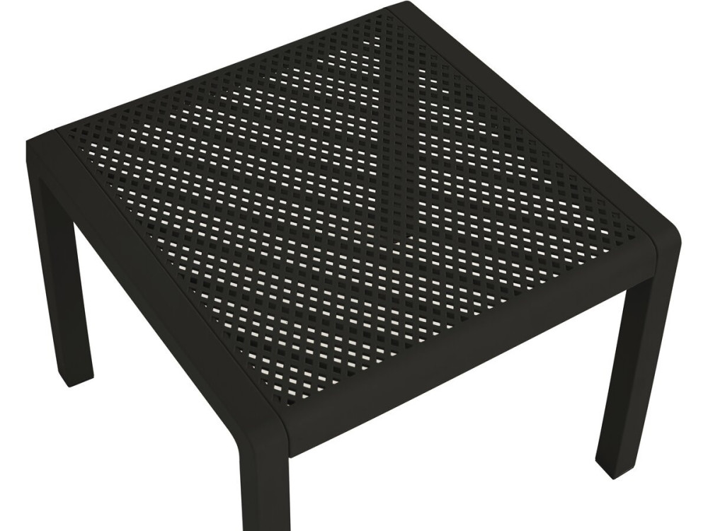 Tuinmeubelset "Céora" van metaal en kunststof - 4 zits - Zwart