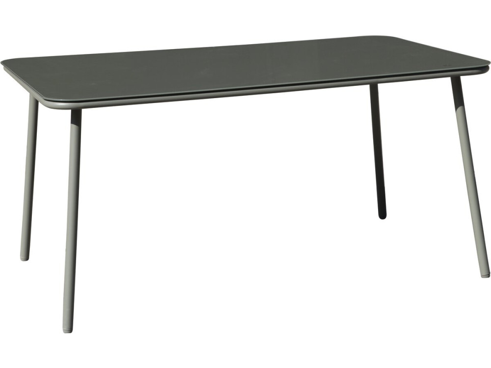 Metalen tuinset "Malaga" - 7 stoelen - Grijs