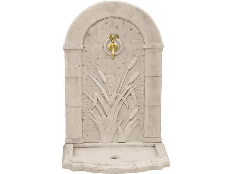 ROSEAU" fontein - gereconstitueerde steen - 62 x 42 x 93 cm