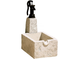RETRO" fontein - Gereconstrueerde steen - 43 x 73 x 95 cm
