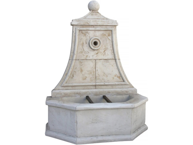 Baccarat" fontein - Gereconstrueerde steen - 86 x 51 x 111 cm