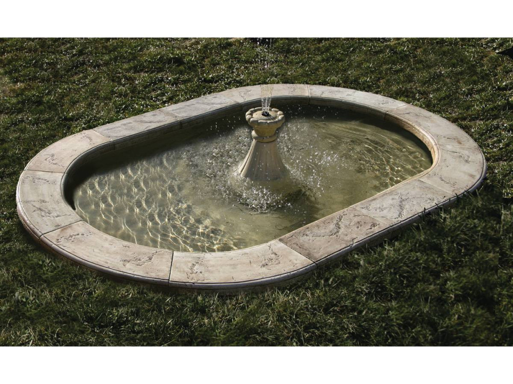 Romeinse" ovale waskom - 270 x 170 cm