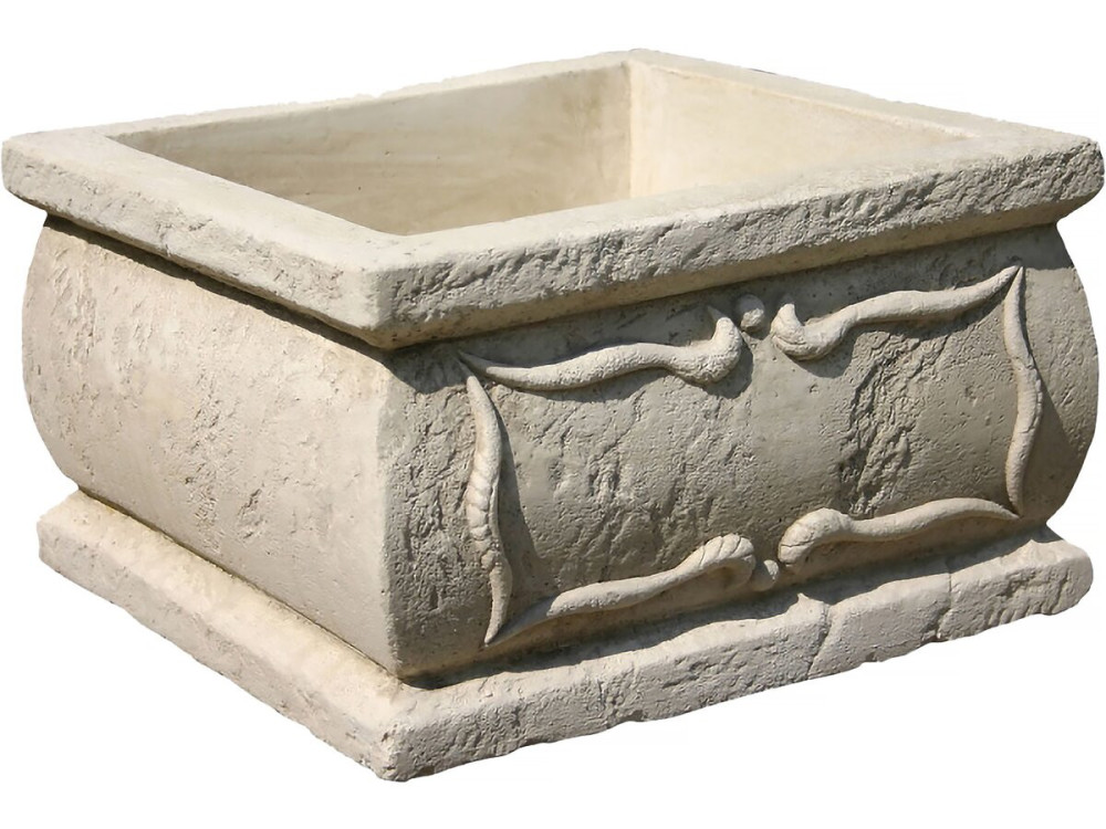 Verone" plantenbak - steen - 50 x 50 x 30 cm