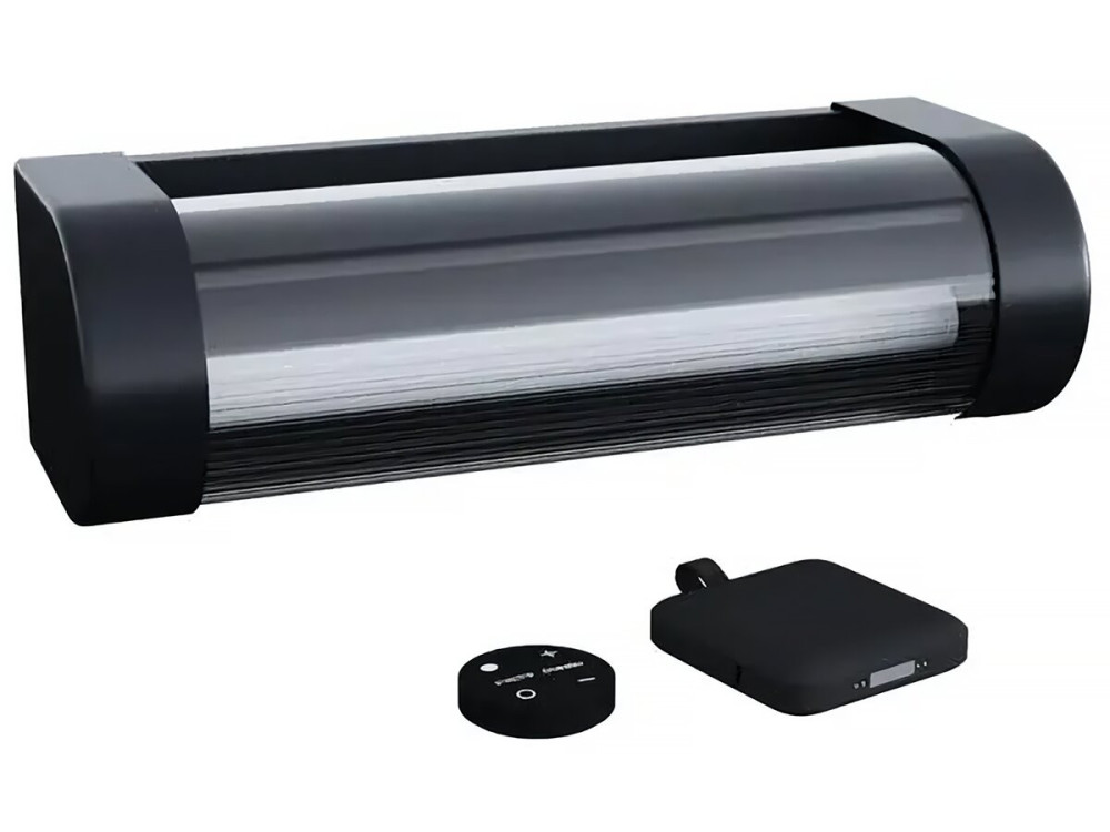 Solar wandlamp en oplaadbare booster "Loma" 150 tot 900 Lumen - Zwart