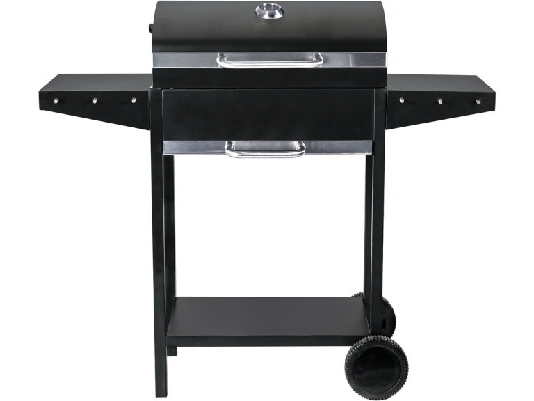 BBQ houtskool barbecue "Bizon" - 119 x 50 x 101 cm - Zwart